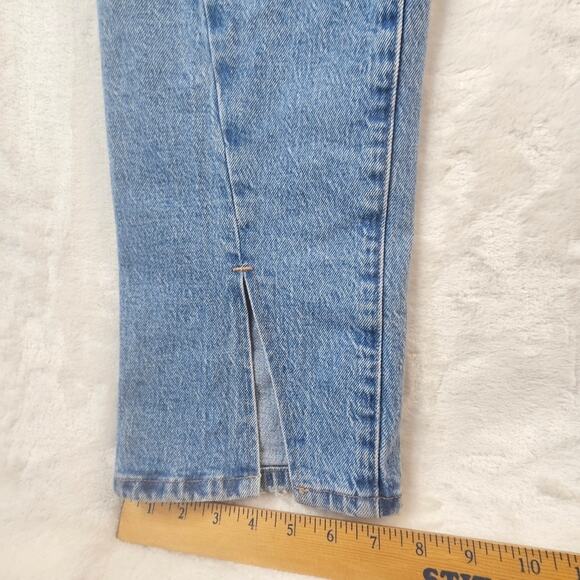 Good American jeans womens 6/28 Split Hem button fly Straight Leg Denim - Picture 6 of 14